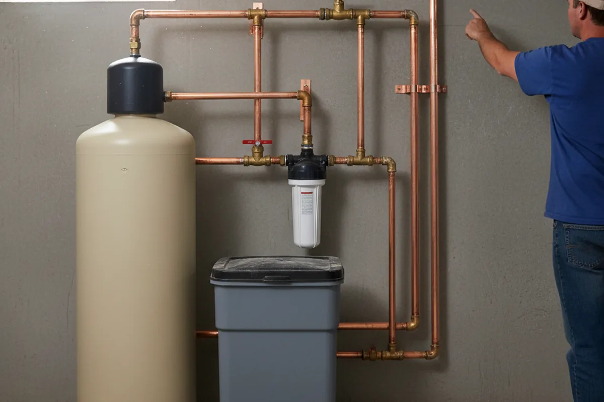 Whole-house water treatment system installed in Snover